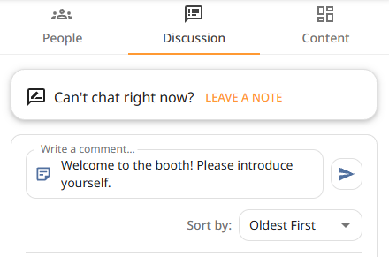 Saved snippet inserted into comment field